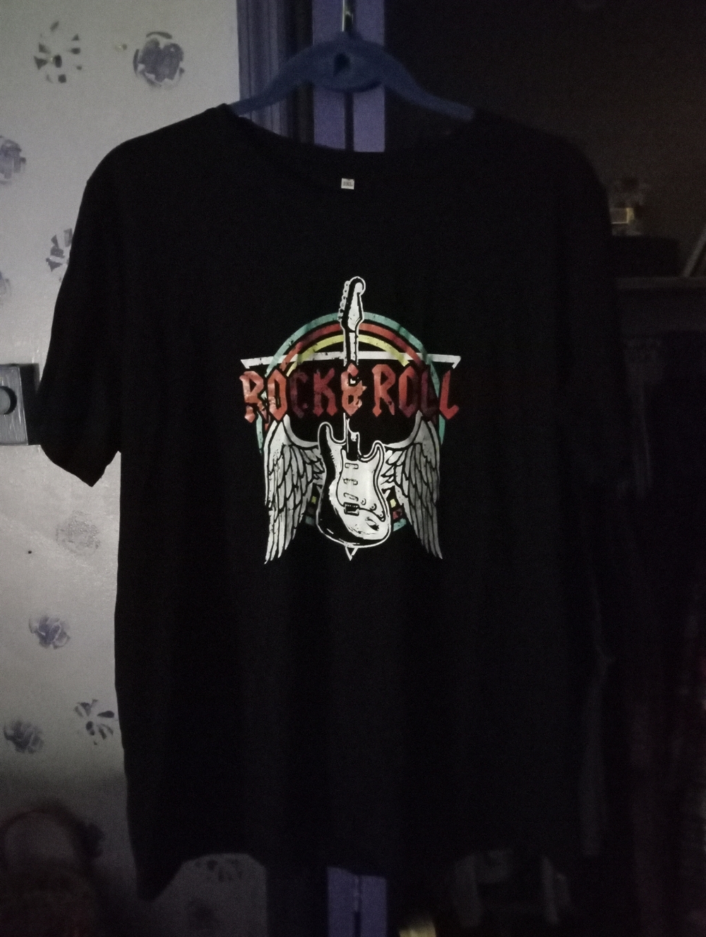 Rock & Roll Graphic Tee - Black Unbranded
